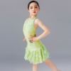 梵蒂恺少儿拉丁舞练功服2024夏季女童高级感舞蹈演出表演服装