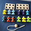 儿童早教男女木制拧螺丝玩具百变组合拆装拼装工具箱积木益智串珠