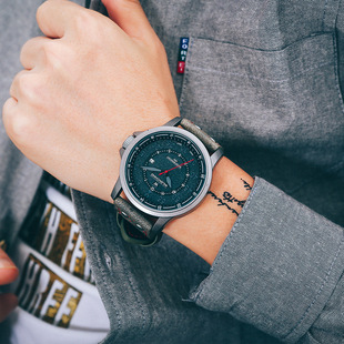 瑞士轻奢topwhit威龙男表手表，时尚防水简约气质，钢带男士手表