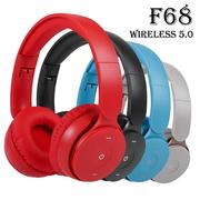f68无线蓝牙耳机头戴式游戏，网课通话潮流，儿童耳机耳麦