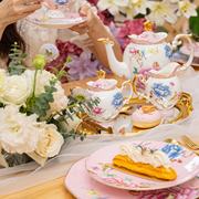 英式骨瓷咖啡杯具套装高颜值下午茶具，轻奢陶瓷家用茶杯高档礼盒