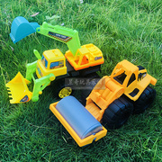 儿童铲车压路机推土翻斗车，挖土挖掘机玩具，大号滑行工程车惯性吊车