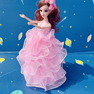 女孩儿童节遥控智能会说话唱歌跳舞灯光语音对话公主芭比娃娃礼盒