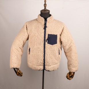 ace浮生出品摇粒绒盐缩尼龙双面3m棉夹克，加厚长毛猴巨保暖
