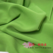 处理荧光色雪纺面料黄绿色乔其纱布料衬衫连衣裙手工DIY布