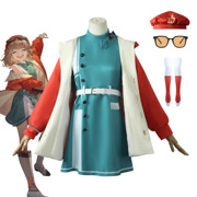 重返未来1999星锑连衣裙红色外套，洞悉2游戏，cosplay日常服全套服装