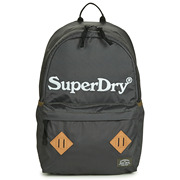 Superdry极度干燥男女同款大容量双肩背包旅行包黑色2023背包