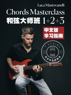 中文lucamantovanelli电吉他和弦，大师班123套装