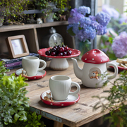 咖啡杯设计感小众陶瓷杯子西式杯碟盘可爱精致下午茶茶具套装餐具