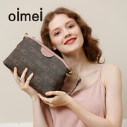 oimei斜挎包女士单肩小包包中年女包时尚简约大气送妈妈款包包