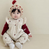 婴儿衣服秋冬装加绒连体衣套装女宝宝冬季超萌保暖公主哈衣两件套