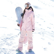 新潮滑雪服女款单板双板防风防水保暖户外加厚滑雪衣裤男女套装