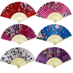 旗袍扇日本和风小扇子折扇女式随身便携古风折叠扇中国风