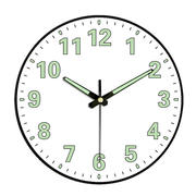 12寸30CM夜光钟表挂钟挂表客厅个性创意简约静音现代时尚时钟