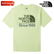 北面浅绿色短袖男2024夏季户外跑步运动服休闲宽松半袖T恤