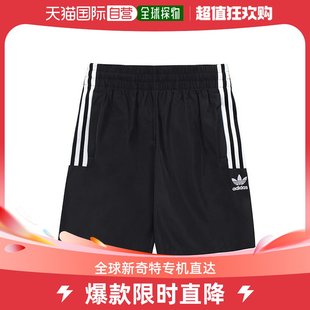 韩国直邮adidas家居服套装儿童，原色杂色少年儿童短裤训练