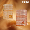 zippo打火机正版璀璨玫瑰金镶嵌钻石两色可选煤油送男友