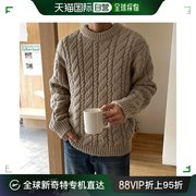 韩国直邮jogunshop针织衫毛衣，zozooshopair羊毛，双排扣麻