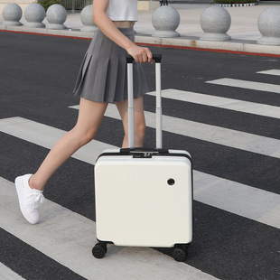 迷你18寸拉杆箱打印图案行李箱小型儿童箱abs+pc登机箱旅行箱
