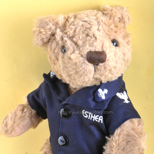 正版htbhardrock2008水手，关节泰迪熊收藏毛绒布艺类玩具公仔