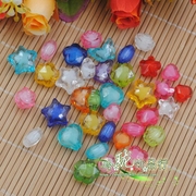 DIY手工串珠材料配件亚克力珠中珠 彩色项链珠子儿童幼儿园串珠子