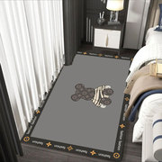 轻奢地毯卧室整铺网红潮熊客厅家用脚垫房间床边毯床前垫床下地垫