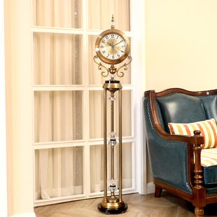 奢华欧式落地钟美式客厅静音，创意大气大座钟，别墅摆件装饰立钟表