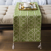 赫本家现代美式中式欧式电视柜鞋柜，桌旗床旗北欧餐桌茶几装饰桌布