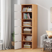 窄缝书柜书架落地简约客厅小型立式收纳柜子家用书桌置物柜储物柜