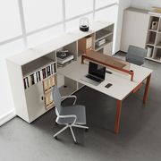办公室桌椅组合屏风卡座四人位现代简约办公家具2/4/6人位职员桌