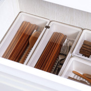 筷子收纳盒沥水带盖厨房筷子勺子收纳盒叉筷子笼家用餐具收纳盒