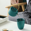 日式提梁壶茶叶罐陶瓷，干泡茶盘功夫茶具套装，旅行便携式制作