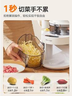 切菜神器多功能电动切菜机，家用切丝神器土豆丝切肉绞肉机全自动料