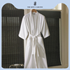 丽思卡尔顿 酒店和服款七分袖夏季浴袍女 透气纯棉男浴衣长款睡袍