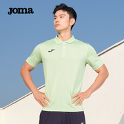 joma飞翔系列t恤男士，短袖翅膀提花柔软透气吸湿排热舒适春polo衫
