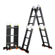 字人梯折叠多功能梯子家用人字梯铝合金工程梯便携伸缩梯直