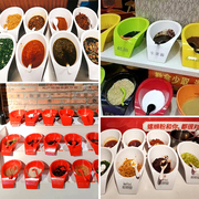 火锅店用餐具密胺自助餐配菜盘子烤肉盒彩色蔬菜桶串串塑料仿瓷盘