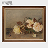 玛丽埃格纳世界名油画美欧式手绘复古典高雅档玫瑰花卉挂装饰定制