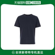 香港直邮潮奢 Dries Van Noten 男士深蓝棉质T恤