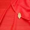 100支纯色打底苎麻面料，内衬裙吊带上衣高支，高密麻料夏季薄料红色