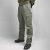 德国德军公发原品户外复古纯棉，战术军裤男工装，灰绿作训多口袋长裤