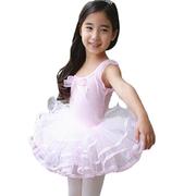 六一儿童舞蹈服芭蕾舞裙少儿棉演出表演练功服公主吊带蓬蓬纱裙