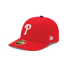 NEW ERA费城费城人帽子MLB 59FIFTY球员版全封封口平沿帽棒球帽