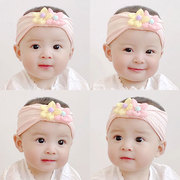 韩版婴儿发带时尚花朵女宝宝头花，发饰护囟门，头箍超弹儿童公主头饰