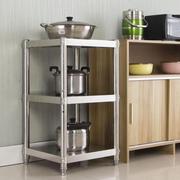 厨房置物架调料架不锈钢，锅架长50cm加粗商用转角，架脸盆菜篮子加宽