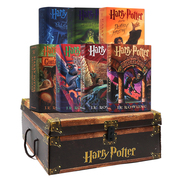 哈利波特英文原版英美版精装全套豪华礼盒装 Harry Potter Box set 1-7 收藏珍藏版文版胶线装订原著小说 jk罗琳大开本魔法石