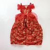 120-140码外单出口女童儿童贝尔公主大红色礼服裙公主裙连衣裙