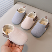 婴儿鞋春秋季男女宝宝，软底布鞋室内学步鞋防掉单鞋1岁6-7个月9-12