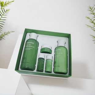 Innisfree悦诗风吟绿茶平衡水乳液面霜套装保湿补水旧版韩国