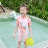 小金鱼儿童泳衣女童女宝洋气可爱连体3岁女孩小童幼儿宝宝游泳衣
